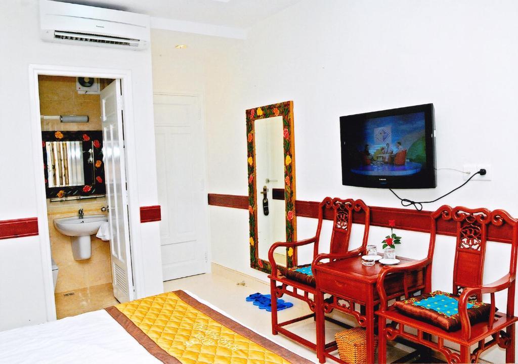 הו צ'י מין סיטי Hoang Thanh Thuy Airport Hotel 1 - Gan Am Thuc Dem Cho Hoang Hoa Tham חדר תמונה